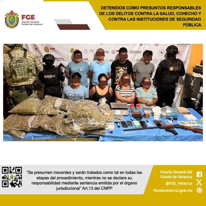 Detienen en Tihuatlán a hermano de delegada del Bienestar con droga