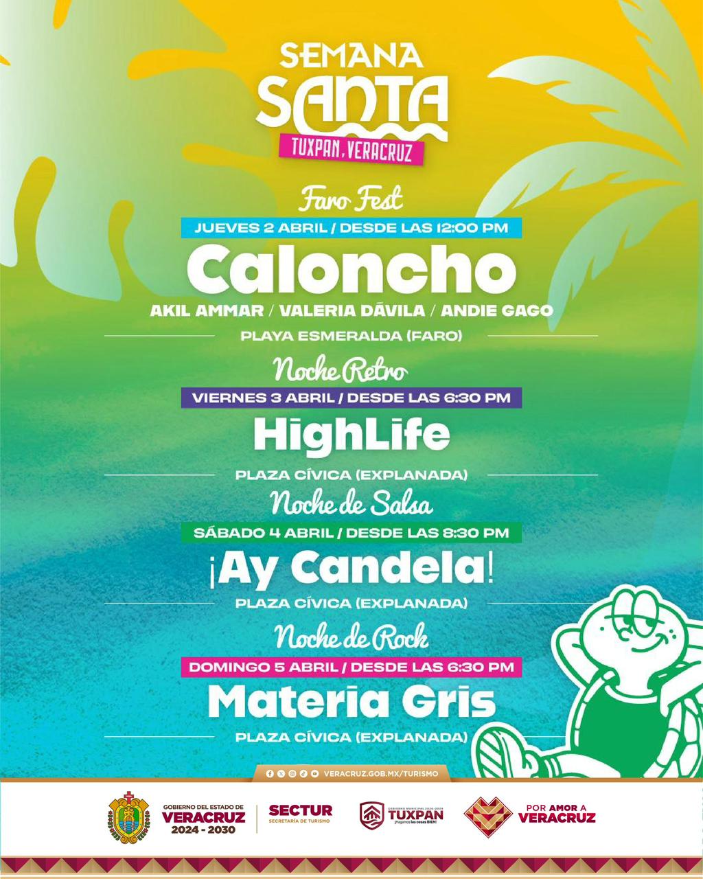 Tuxpan alista conciertos y actividades por Semana Santa