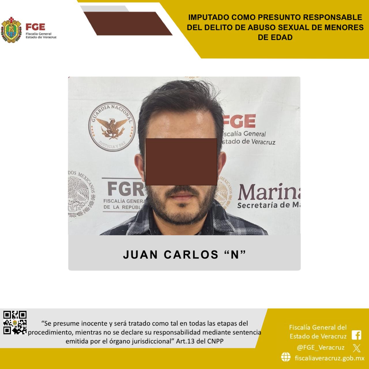 Prisión preventiva a presunto agresor sexual de menor en Xalapa