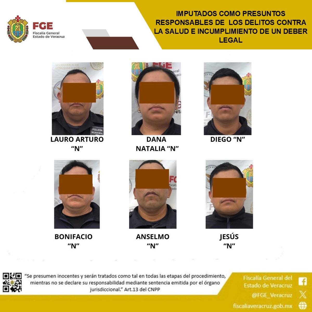 Dictan prisión a policías de Coscomatepec por delitos