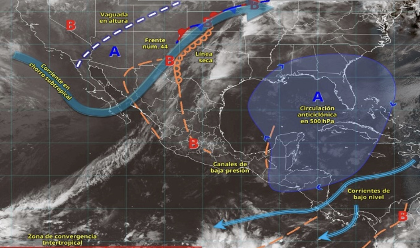 Frente frío 45 provocará lluvias y Norte en Veracruz