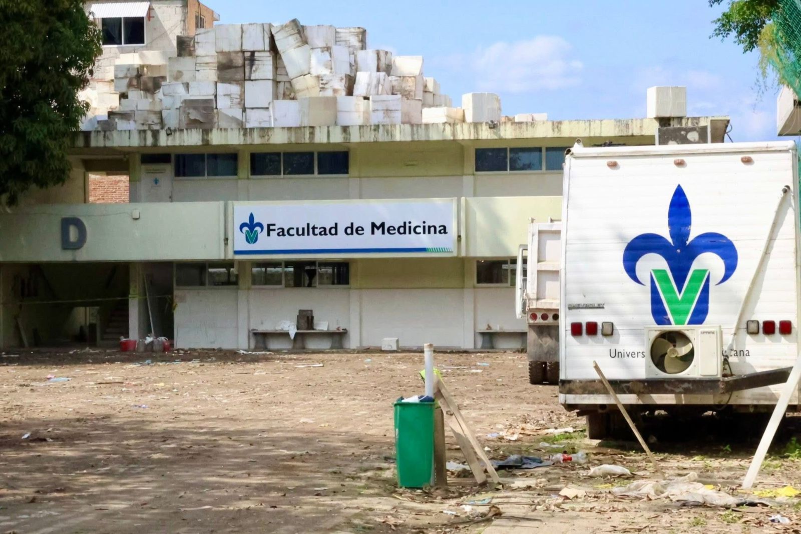 A 6 meses de inundación, instalaciones de salud UV Poza Rica continúan en desuso
