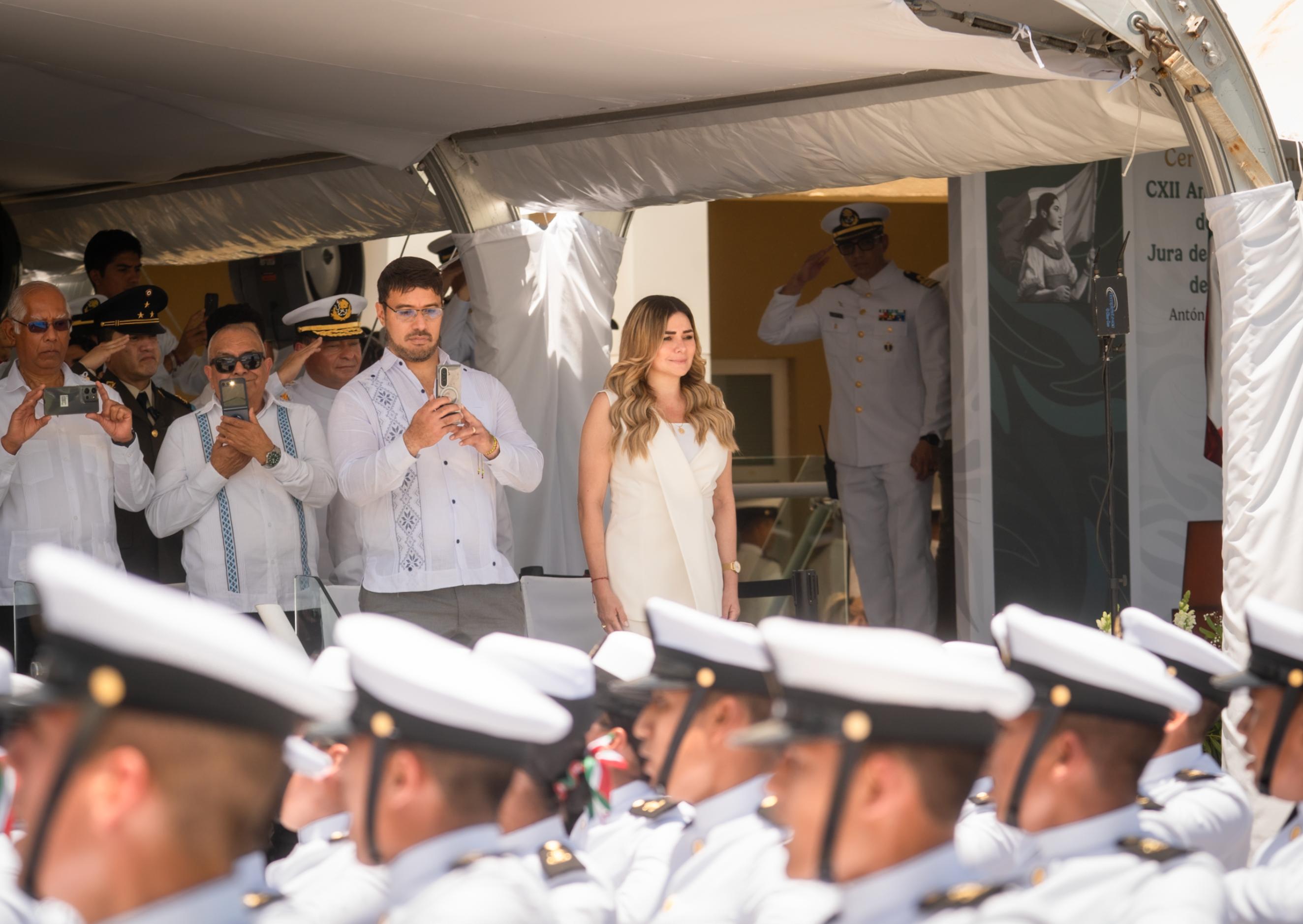 Participa la alcaldesa Maryjose Gamboa en la conmemoración del 112 Aniversario de la Gesta Heroica del 21 de abril de 1914