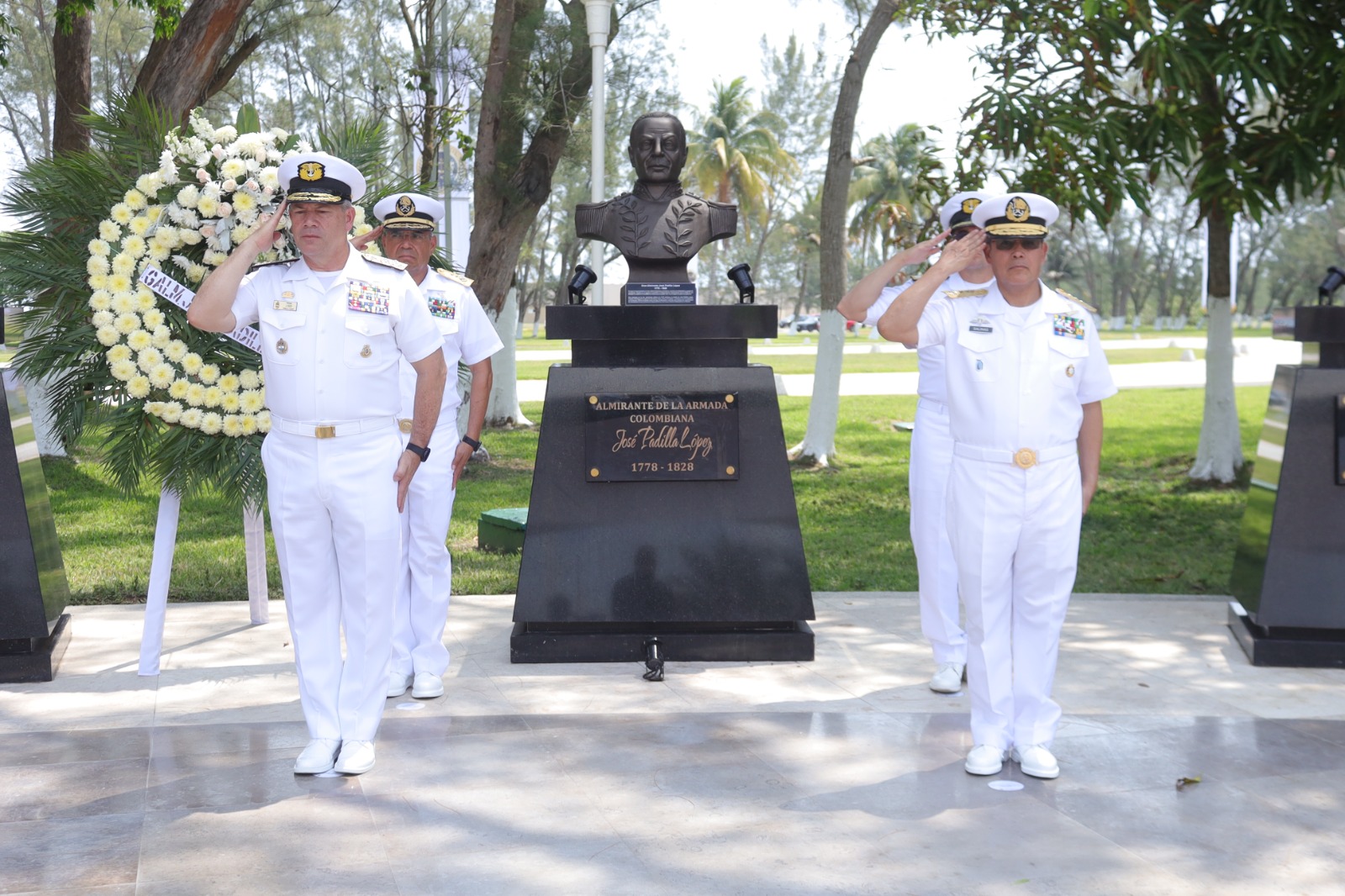 Visita delegación de la Armada Nacional de Colombia las instalaciones de la Heroica Escuela Naval Militar