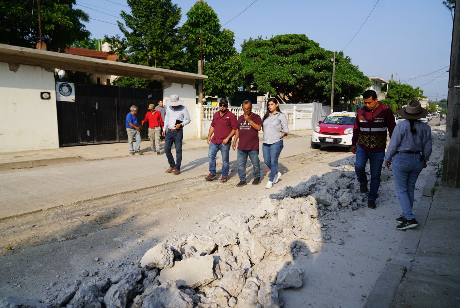Colector pluvial Poza Rica avanza en colonia Lázaro Cárdenas