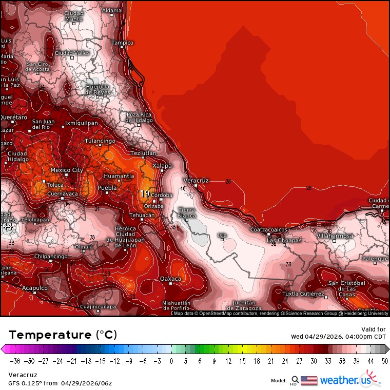 Ola de calor en Veracruz terminará con frente frío el sábado