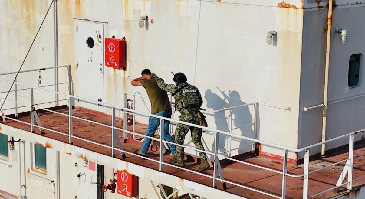 Realiza la Marina simulacros en el puerto de Veracruz para fortalecer su capacidad operativa