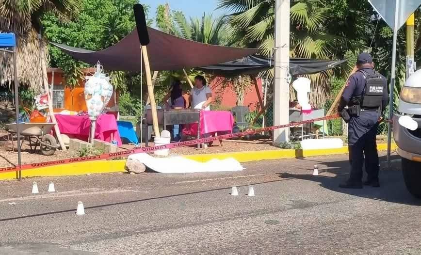 Asesinan a comerciante en plaza de Coscomatepec