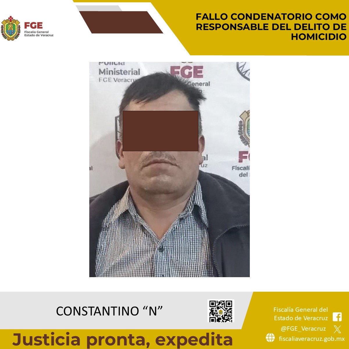 Justicia para víctima en Tehuipango: emiten fallo condenatorio por homicidio doloso calificado