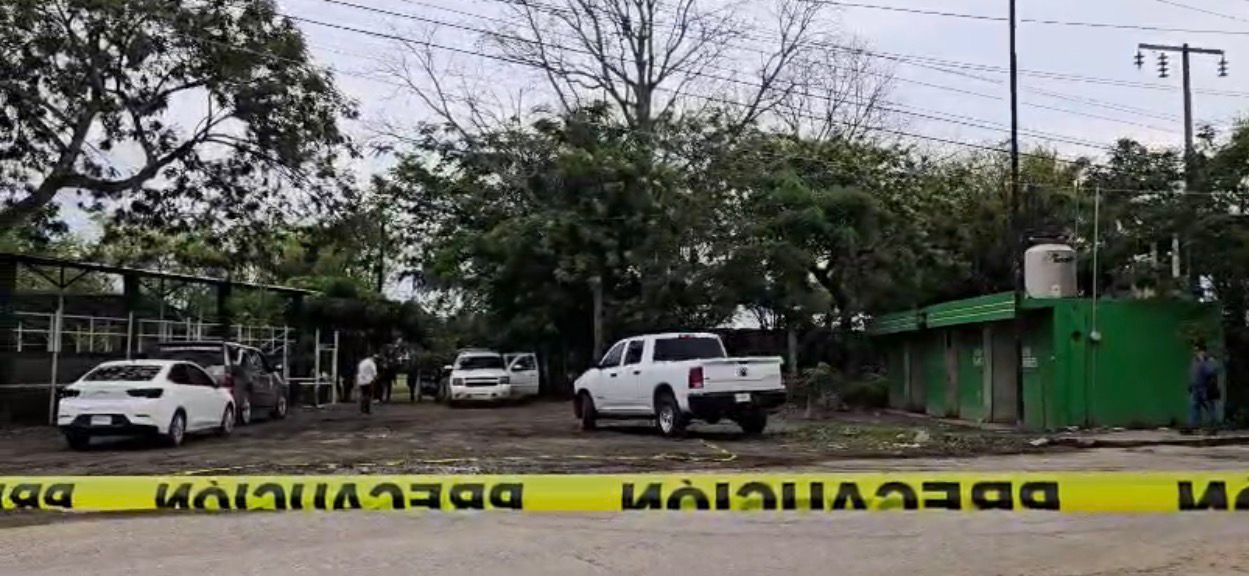 Movilización policiaca en Poza Rica por presunto hallazgo de restos humanos