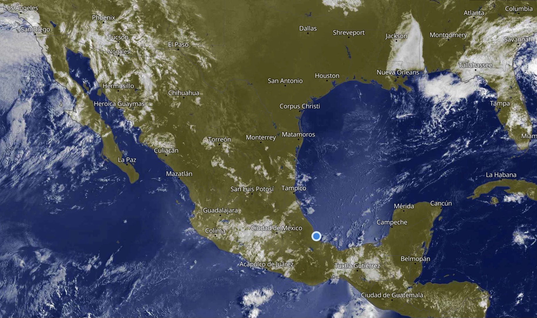 Ambiente caluroso y bochornosos y lluvias aisladas para este miércoles en Veracruz