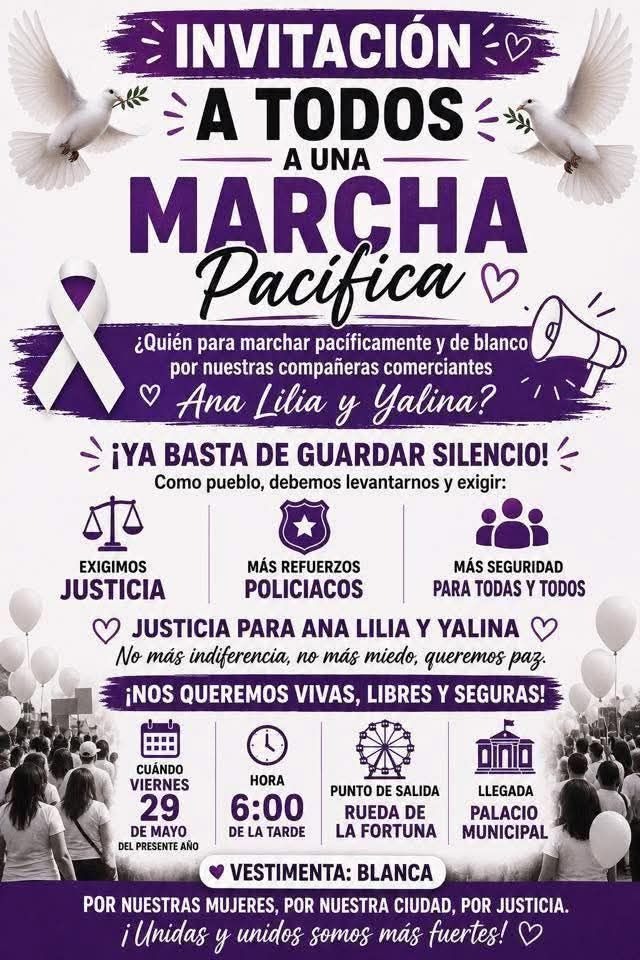 Marcha en Cosoleacaque exigirá justicia por Ana Lilia y Yalina