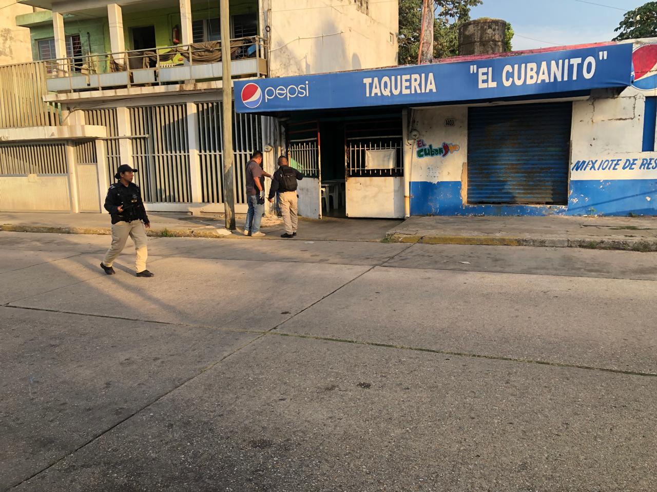 Ataque armado en taquería de Coatzacoalcos deja un lesionado