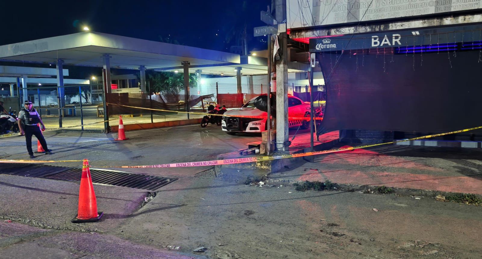Ataque armado en Tihuatlán deja dos lesionados en bar