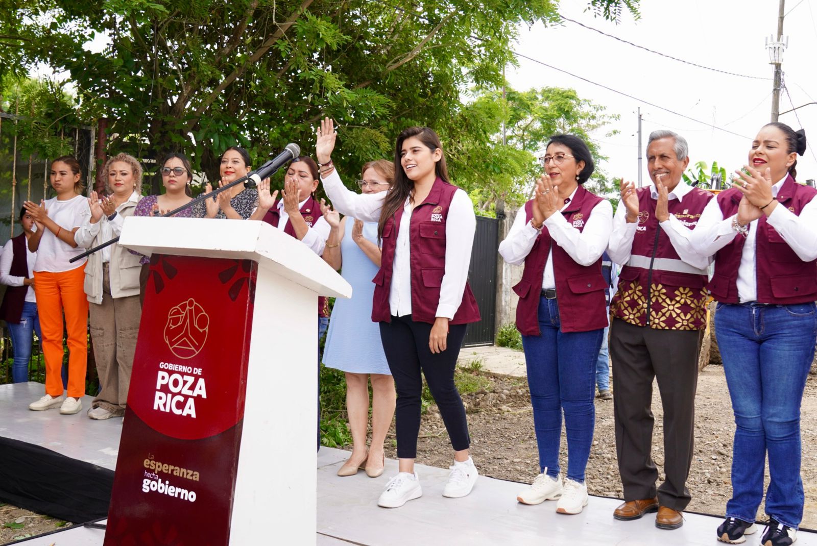 Obra en Santa Fe inicia con inversión de 5 mdp en Poza Rica
