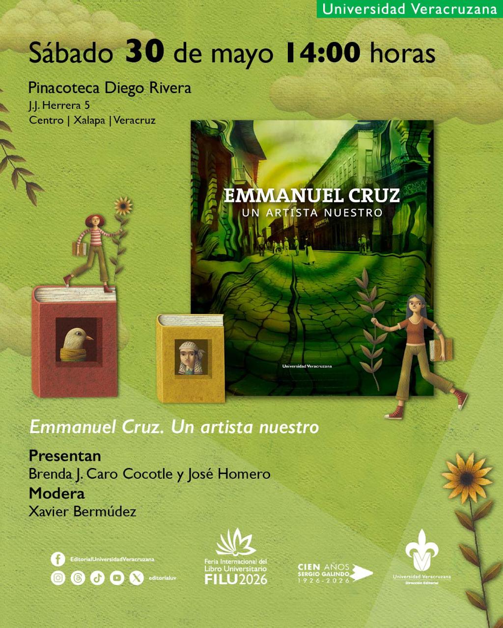 Libro sobre Emmanuel Cruz será presentado en la FILU UV 2026