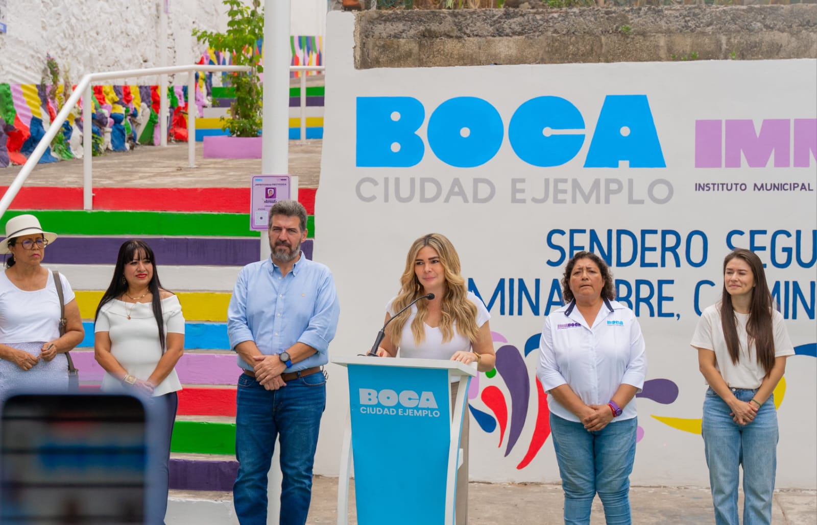 Gobierno de Boca del Río inaugura tercer Sendero Seguro para fortalecer la seguridad de las boqueñas