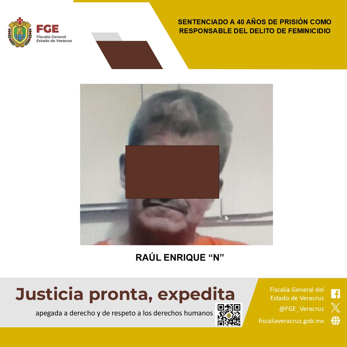 Condenan a 40 años de prisión a hombre por feminicidio en Tihuatlán