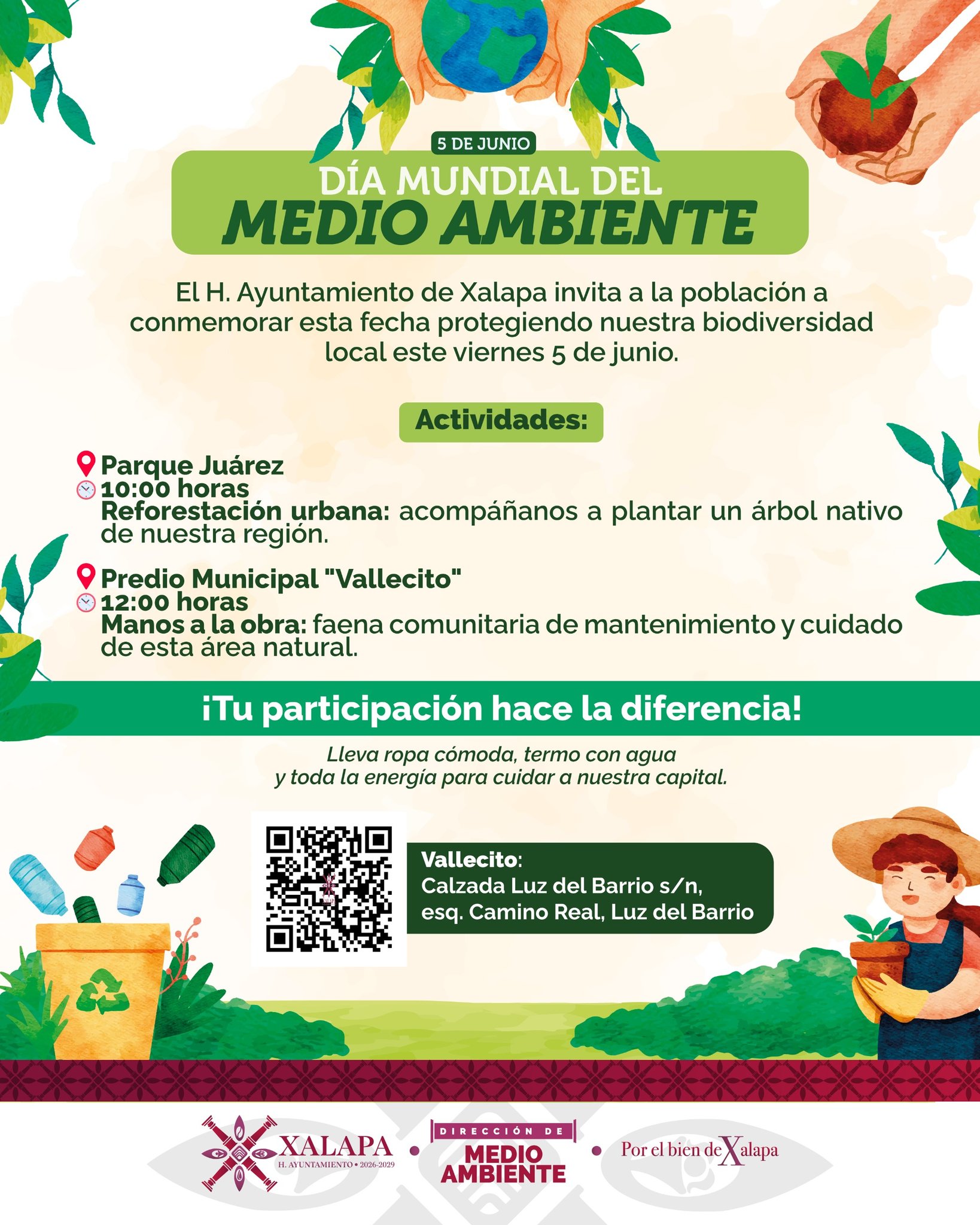Xalapa convoca a reforestación por el Día Mundial del Medio Ambiente