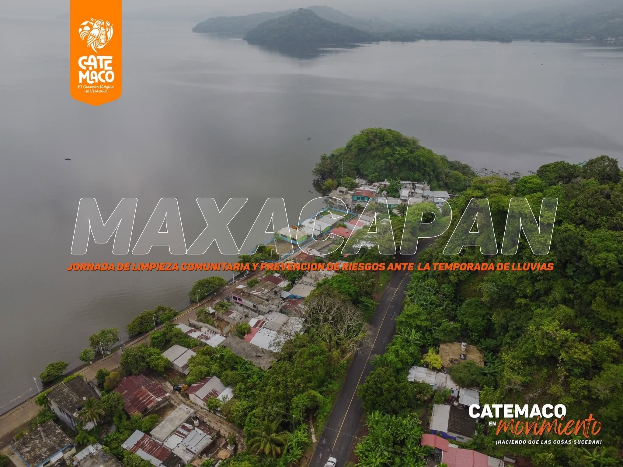 Maxacapan refuerza acciones preventivas ante temporada de lluvias
