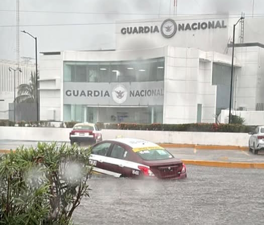 PC reporta solo encharcamientos y anegamientos en Veracruz puerto