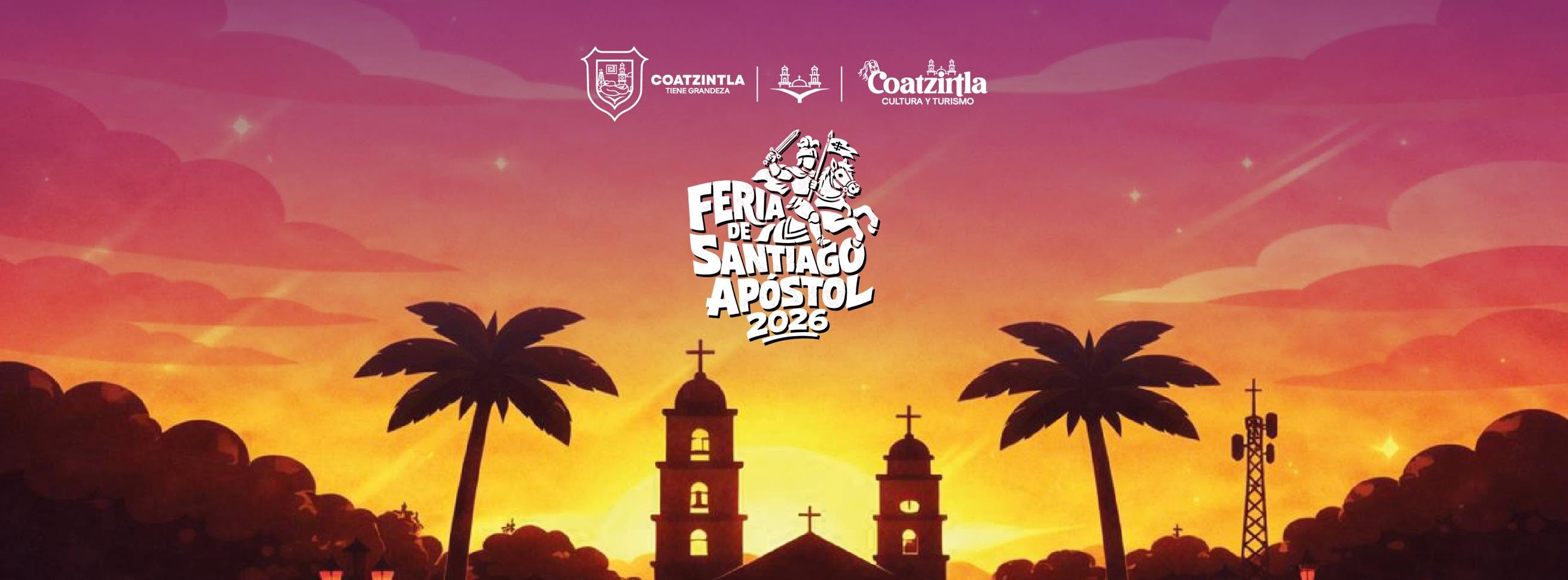 Feria Santiago Apóstol 2026 anuncia a Espinoza Paz en Coatzintla