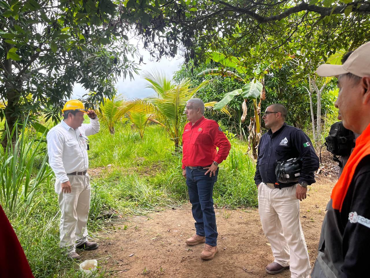 Detectan derrame de hidrocarburo en Explanada de Nanchital