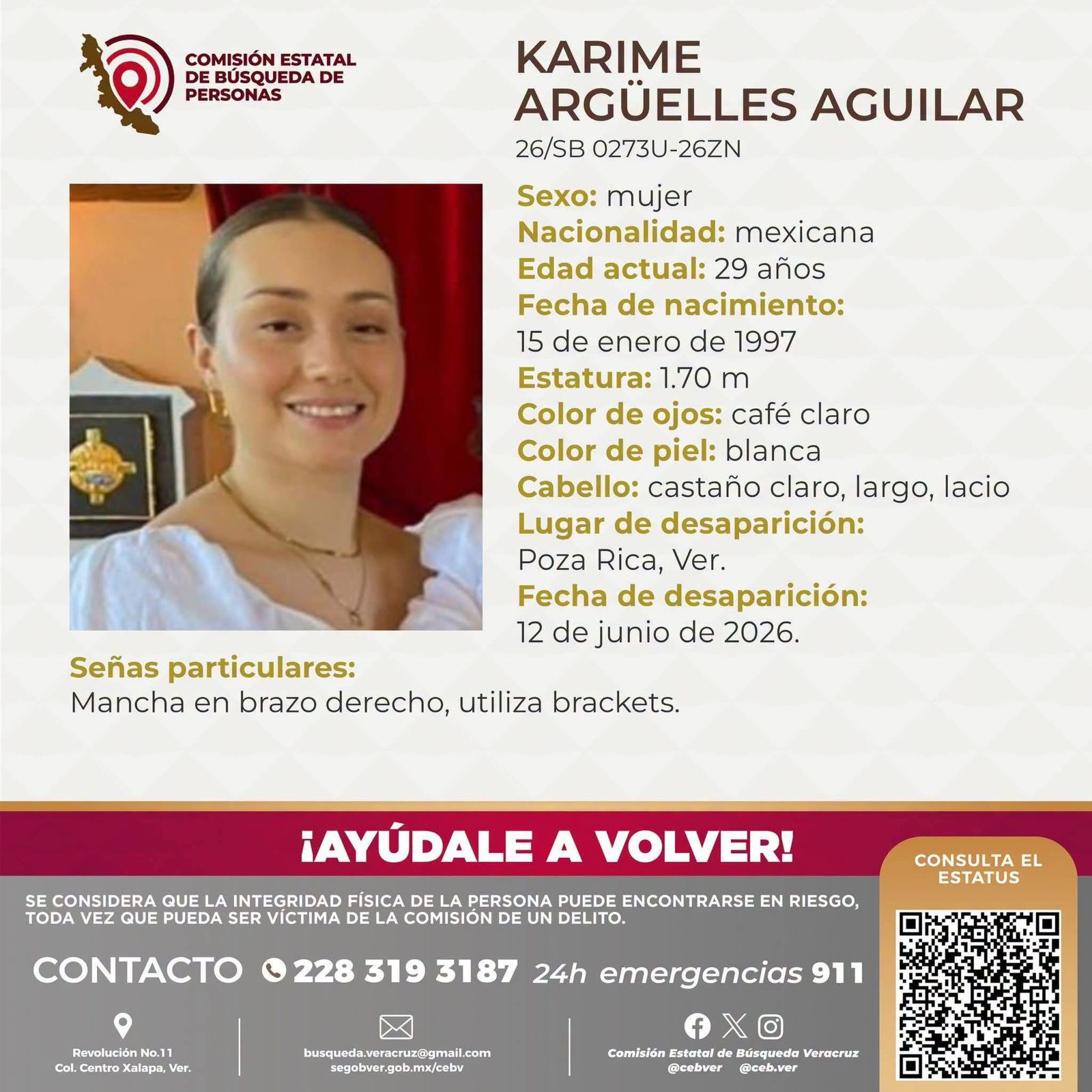 Reportan la desaparición de Karime Argüelles, exjefa de Hacienda del Estado en Poza Rica