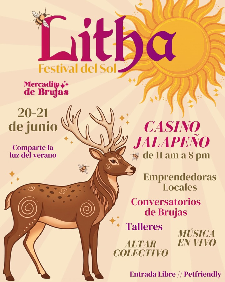 Mercadito de Brujas regresa con Festival del Sol en el Casino Xalapeño