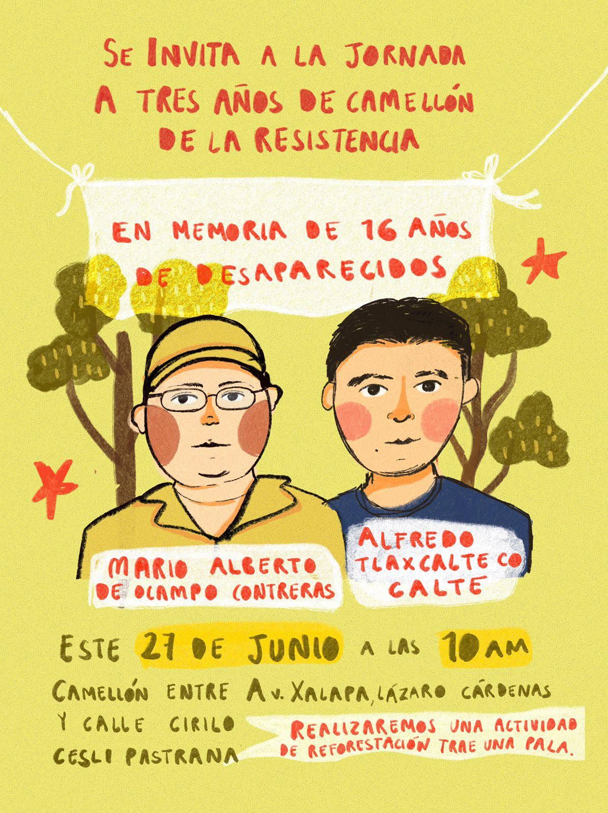 Desaparición de Mario y Alfredo: convocan a jornada de memoria en Xalapa