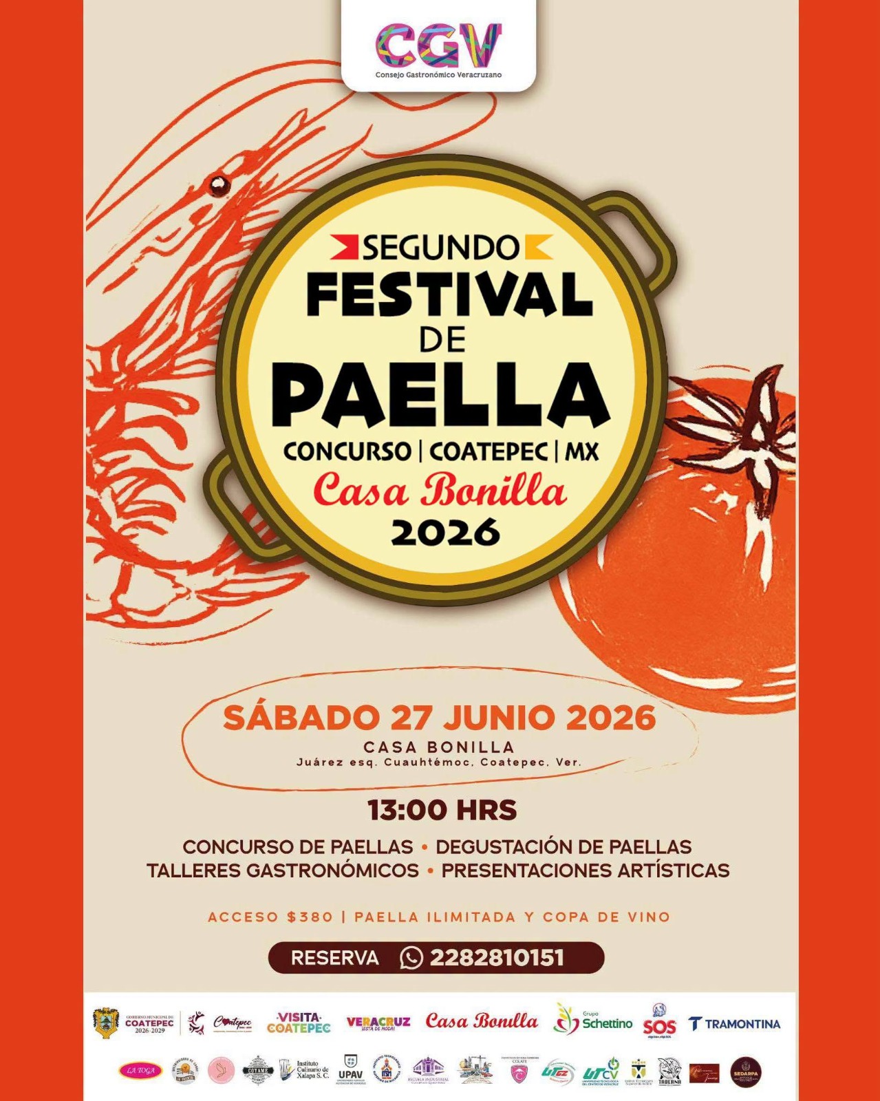 Festival de la Paella en Coatepec apoyará a niños con cáncer