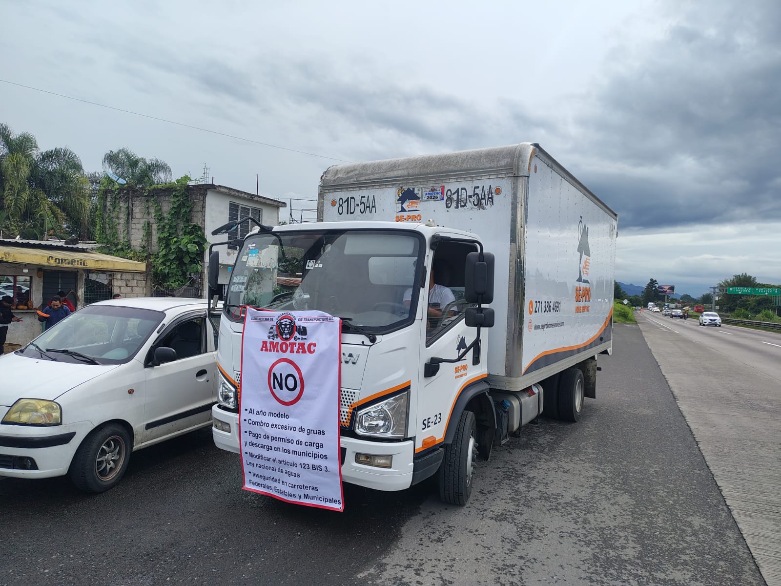 AMOTAC levanta bloqueo en Xalapa-Banderilla y Las Trancas
