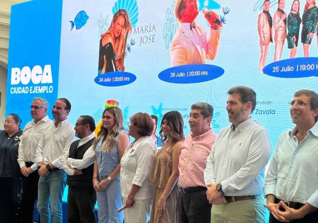 Los Ángeles Azules, Cristian Castro y María José en las fiestas de Santa Ana 2026