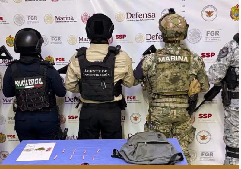 Cateo en comandancia de Tamiahua deja presunta droga asegurada