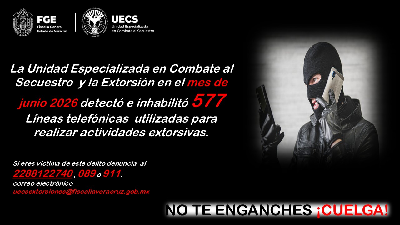 Inhabilitan 577 líneas telefónicas usadas para extorsión en Veracruz