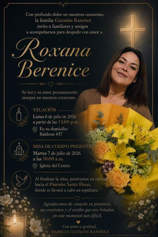 Despedirán en Nanchital a la periodista Roxana Guzmán tras identificación
