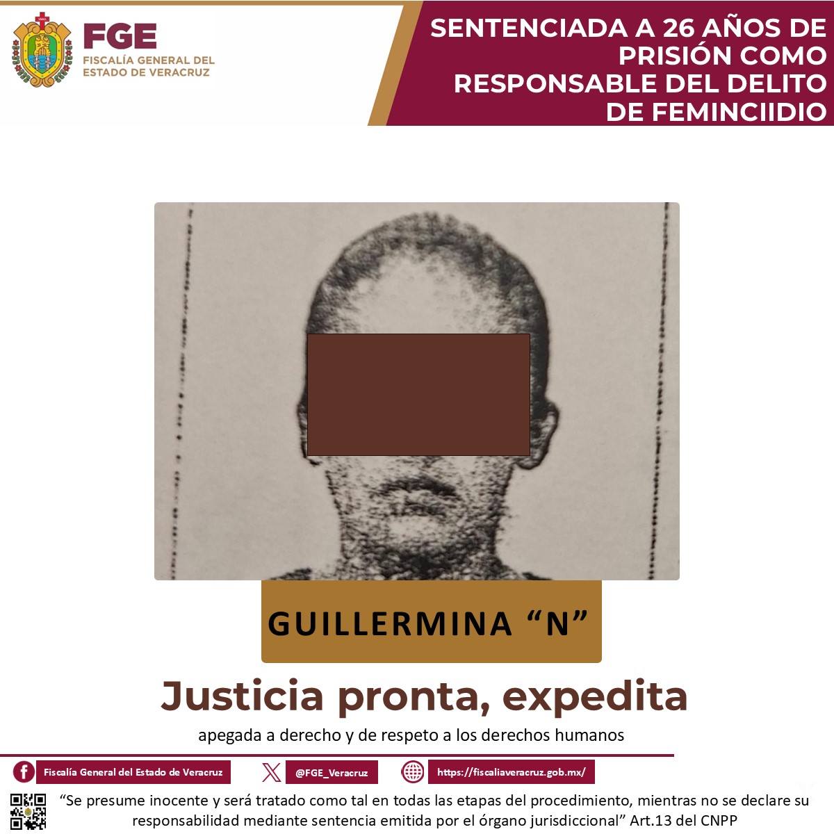 Sentencian en Xalapa a 26 años por feminicidio para vender celular