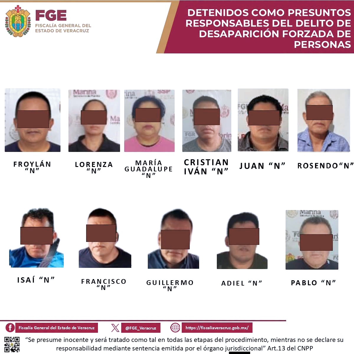 ¿Quiénes son las cuatro víctimas desaparecidas por 11 elementos de la SSP en Coatzacoalcos en septiembre de 2015?