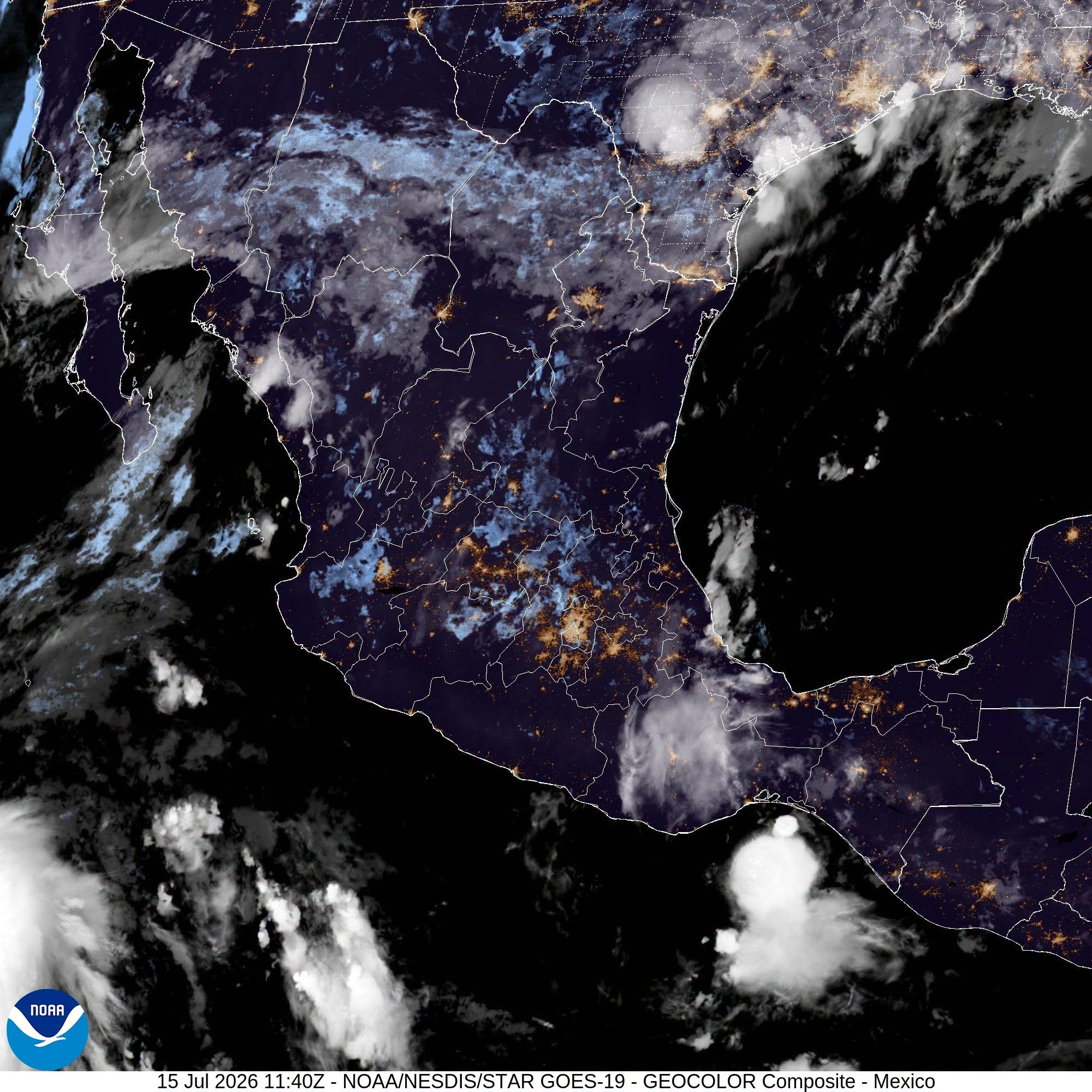 Veracruz mantendrá lluvias y tormentas fuertes este miércoles