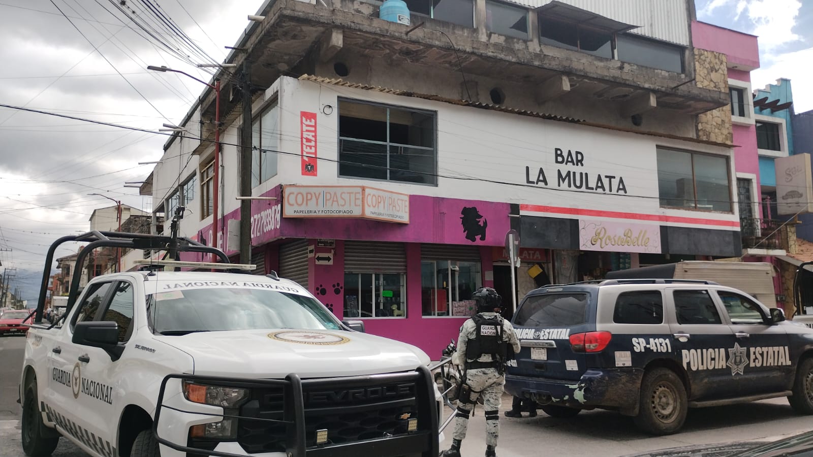 Catean bar La Mulata en Ciudad Mendoza durante operativo ministerial