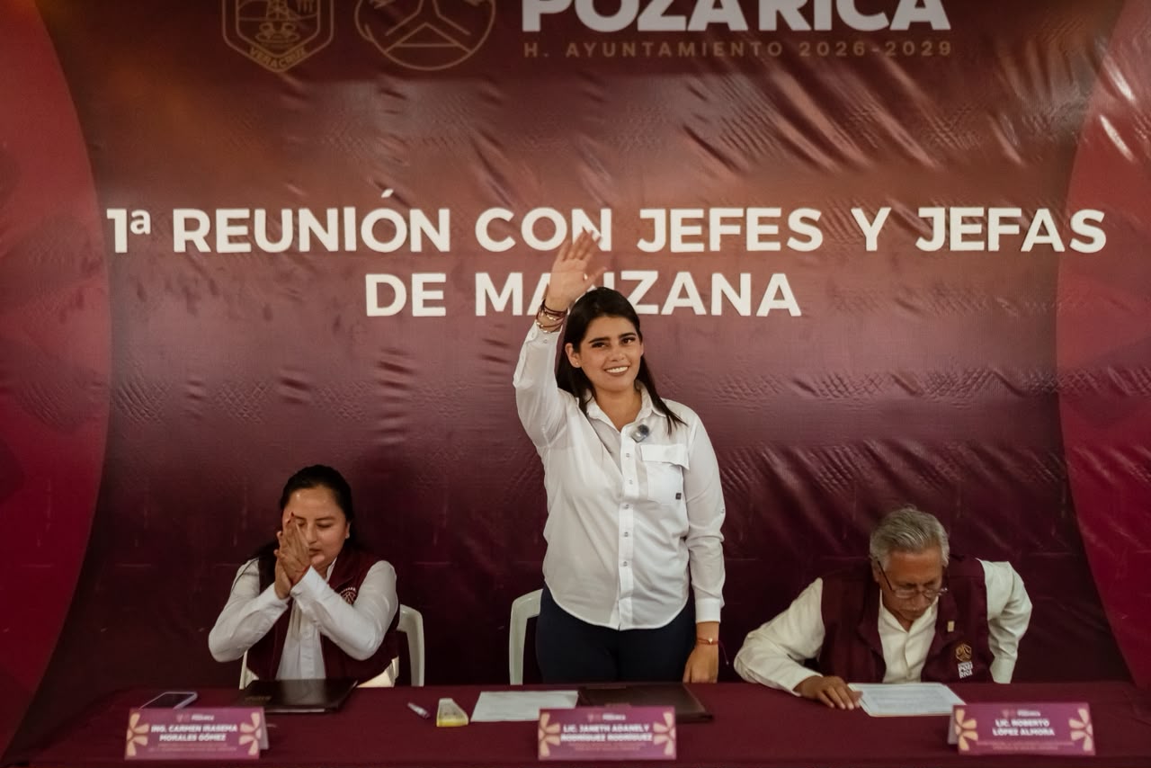 Poza Rica fortalece vínculo con Jefes de Manzana y ciudadanía