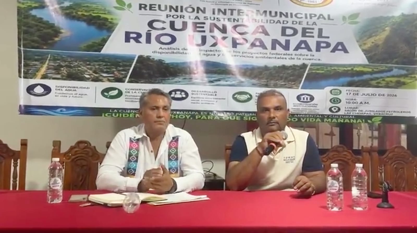 Comuneros de Santa María Chimalapa rechazan acueducto sobre el río Uxpanapa