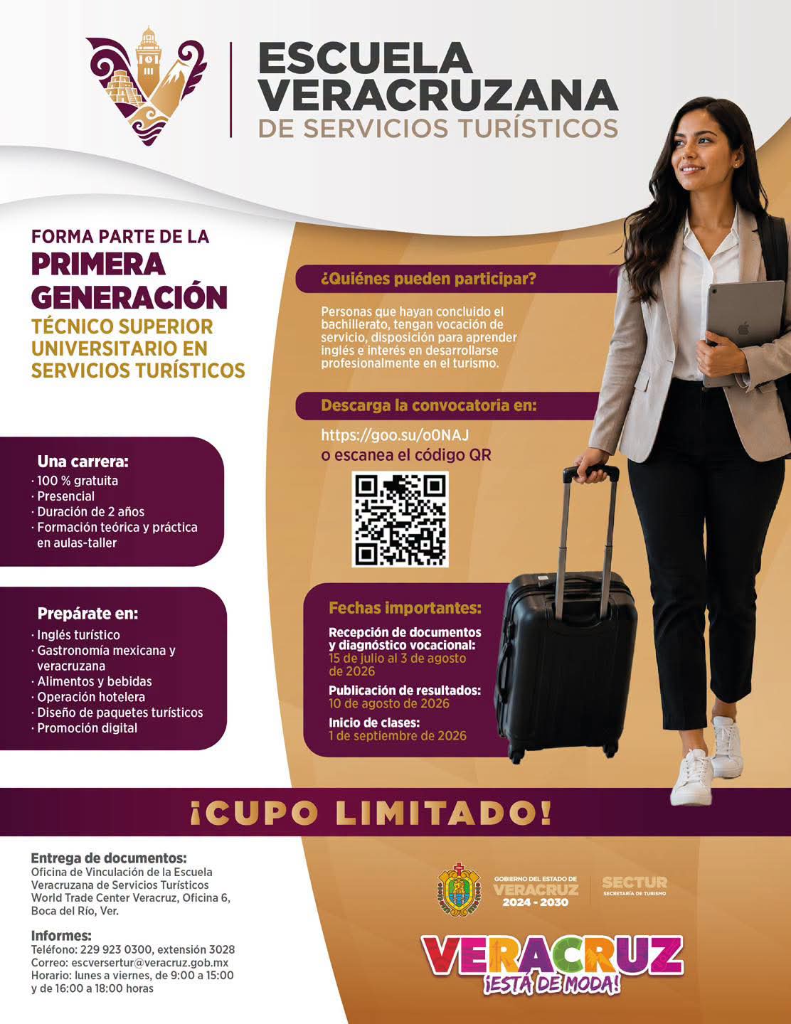 Veracruz abre carrera gratuita para trabajar en turismo