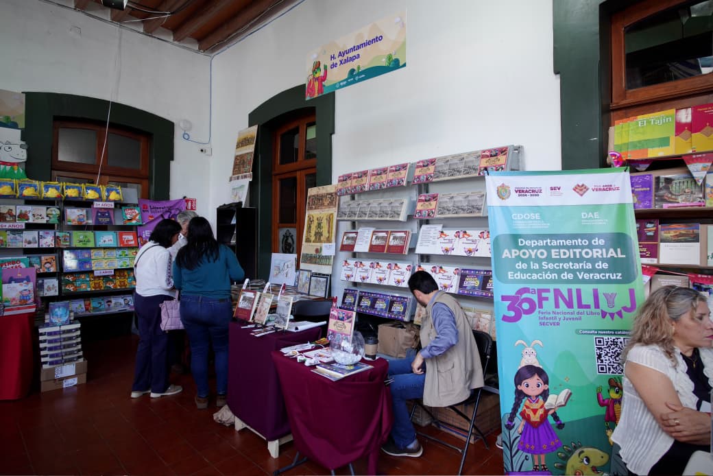 Ayuntamiento de Xalapa participa en la 36.ª Feria Nacional del Libro Infantil y Juvenil