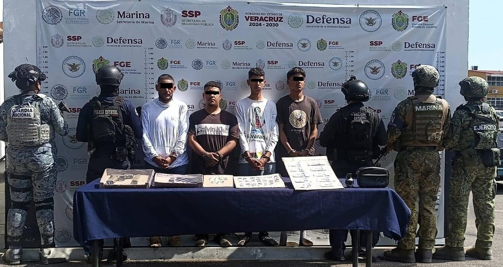 SSP confirma detención del Gordo Frank en Alvarado, presunto líder regional de célula delictiva