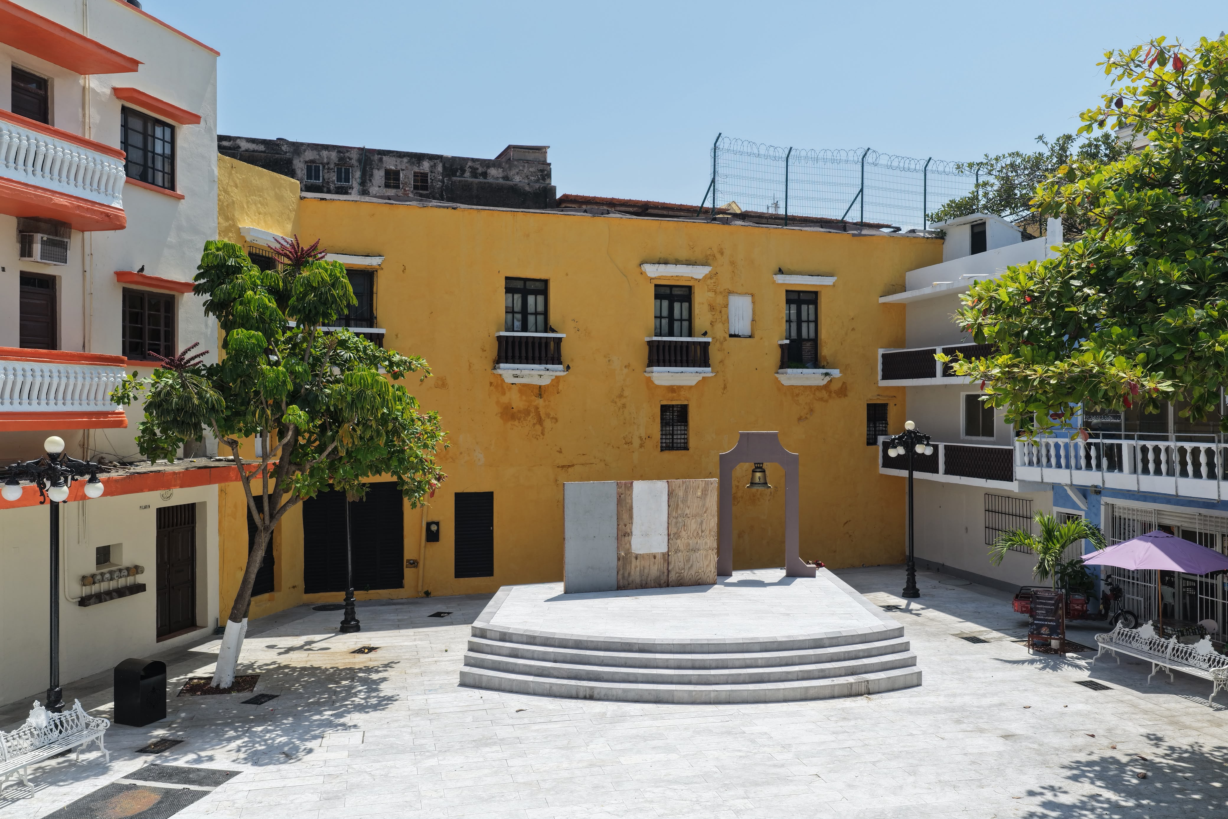 Avanza rehabilitación del Centro Histórico de Veracruz: recuperan el Callejón y la Plazuela de la Campana