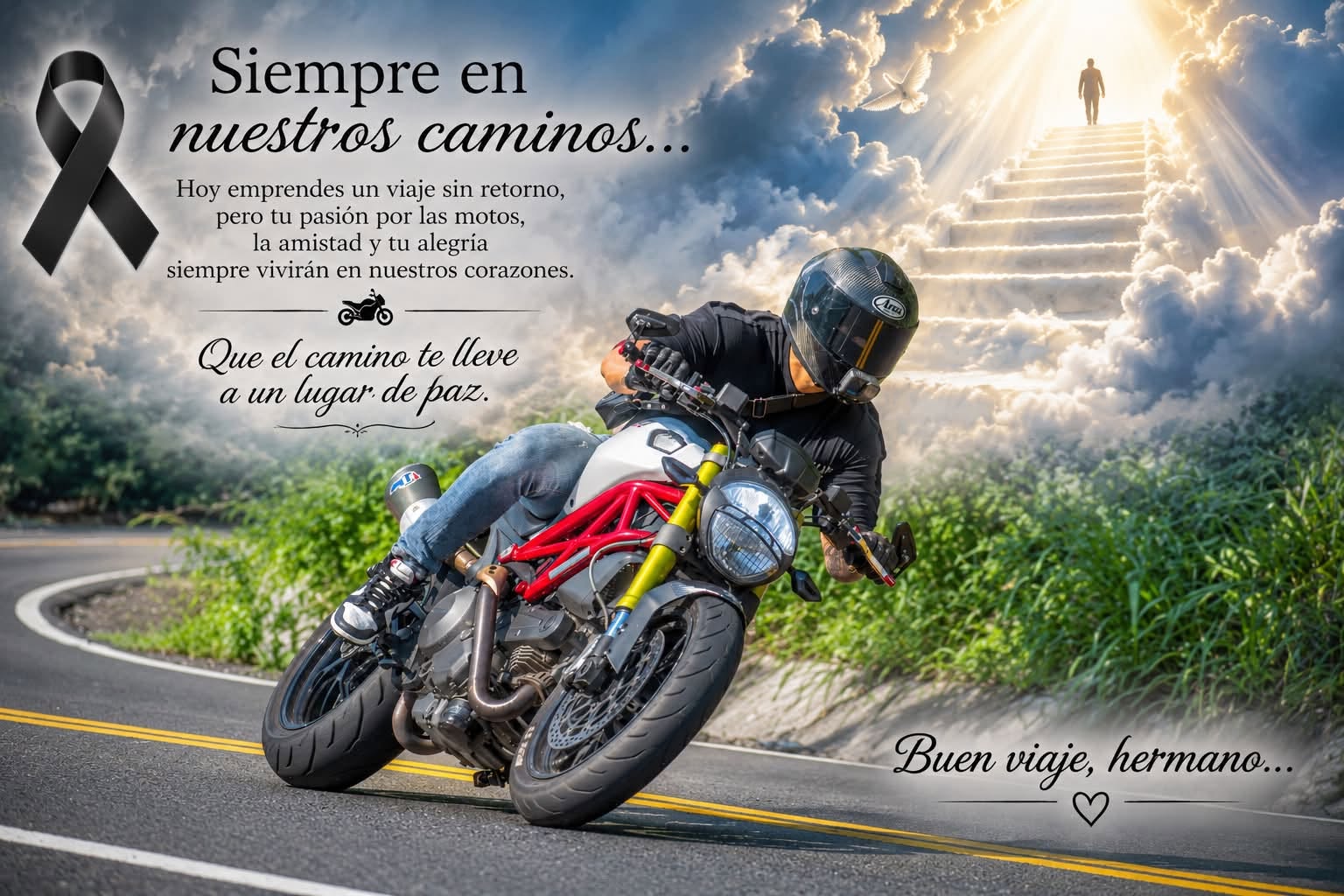 Motociclistas acompañarán el último recorrido de Omar Álvarez Salazar en Xalapa