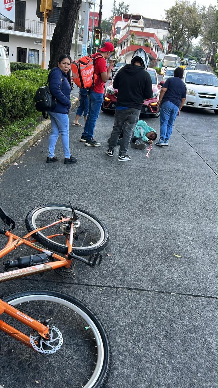 Muere ciclista y su perrita tras accidente en Xalapa