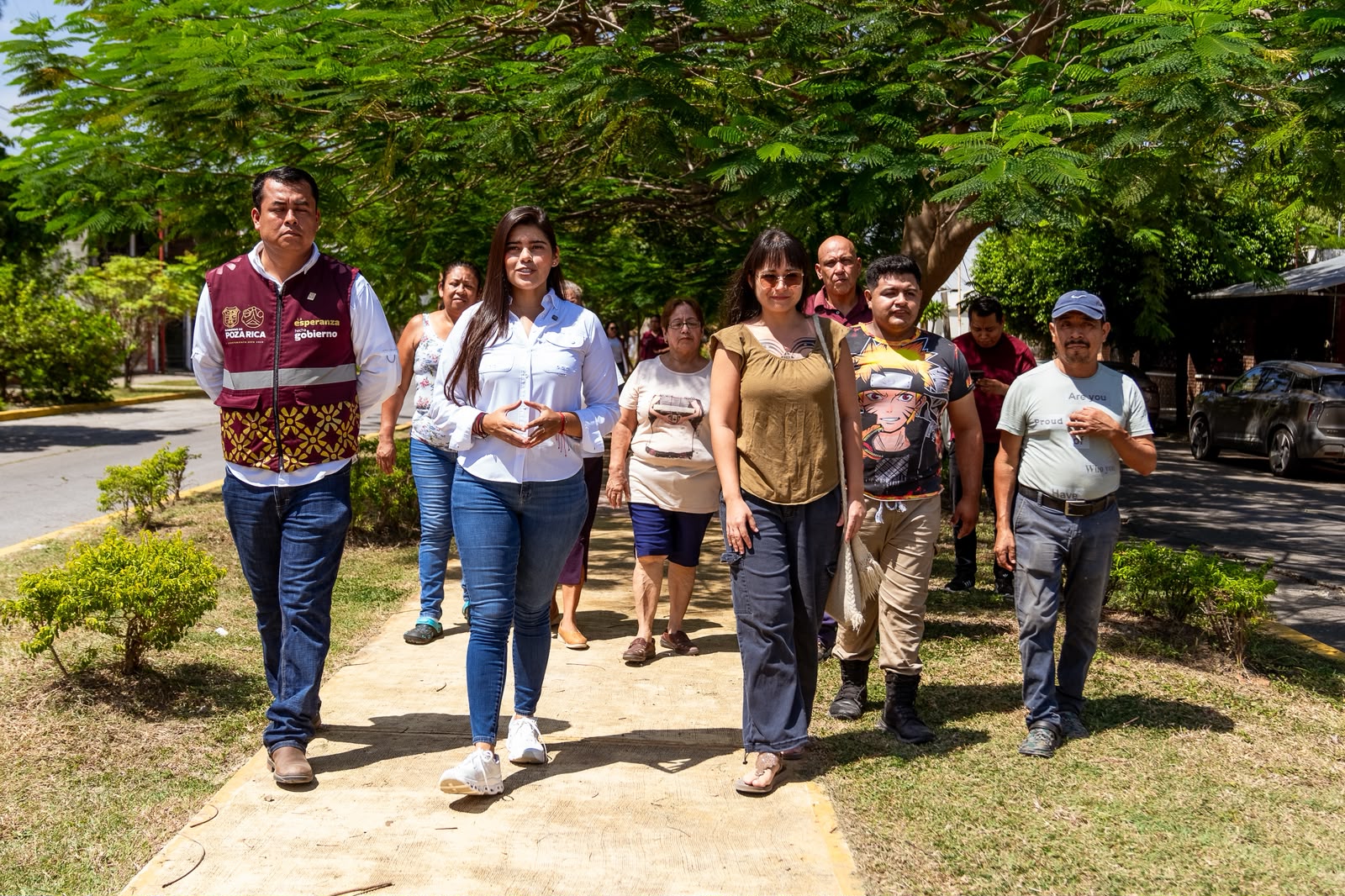Supervisan obras de drenaje sanitario en colonias de Poza Rica