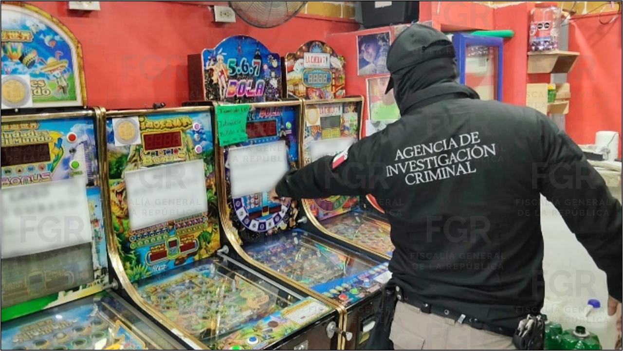 FGR asegura 15 minicasinos en un cateo realizado en la ciudad de Veracruz